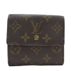 ルイヴィトン LOUIS VUITTON モノグラム ポルトモネビエ カルトクレディ 二つ折り 財布 M61652 ブラウン ■GY99