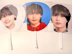 新品未開封 なにわ男子 大西流星 ジャンボうちわ 3点セット LIVE TOUR 2024 +Alpha/ASIA TOUR 2024-2025 +Alpha/LIVE TOUR 2025 BON BON VOYAGE