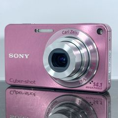 ◯SONY Cyber-shot DSC-W350 ピンク 1410万画素 Carl Zeissレンズ 光学4倍ズーム 手ブレ補正 HD動画 コンパクトデジタルカメラ