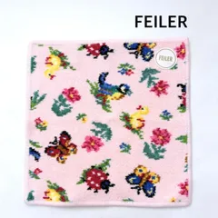★【未使用】  FEILER　フェイラー　ハイジ　タオルハンカチ　花柄　綿　送料込み  6463380