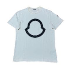 極美品〕モンクレール スタッズ ホワイト Tシャツ L 国内正規品 5S485 