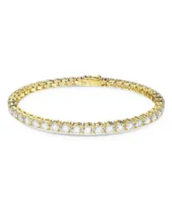 スワロフスキー レディース アクセサリー ブレスレット・バングル・アンクレット Swarovski Matrix Tennis Bracelet Tone Gold ゴールド