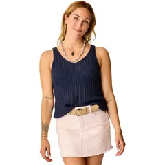 【送料無料】 カーブデザイン レディース タンクトップ トップス Micah Tank Top Womens Navy