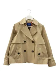 ブルーレーベルクレストブリッジ BLUE LABEL CRESTBRIDGE ショート トレンチコート ジャケット 36 ベージュ 上着 アウターのサムネイル