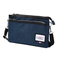 【新品】 [Jewel Beauty's Select] サコッシュ 斜め掛け 肩掛け ショルダーバッグ スマホポーチ スマホケースバッグ ボディバッグ レディース メンズ ポシェット バッグ おしゃれ 軽い (ネイビー) 1