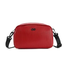 【新品】 [TOEDNNQI] ショルダーバッグ レディース 斜めがけ スマホポーチ 人気 おしゃれ 軽い かるい ポシェット 肩掛けカバン 斜め掛け 高質なpuレザーかるいかばん カバン お財布 ポシェット 通勤 旅行 ポーチ (Red) 1