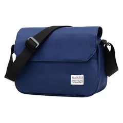 【新品】 ショルダーバッグ ボディバッグ サコッシュ メンズ レディース 5色 人気 ウエストポーチ コンパクト 小さめ 軽量 防水 大容量 肩掛け 斜めがけ アウトドア スポーツ 男女兼用 (ブルー)