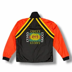 国内正規 GUCCI Back Logo Nylon Track Jacket バックロゴ ナイロン トラックジャケット グッチ 500958 マルチカラー 50 （10127M）のサムネイル