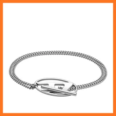 【新品】 Diesel メンズ ステンレススチールチェーンブレスレット(モデル:DX1535040), One Size, ステンレス鋼, 宝石なし 1