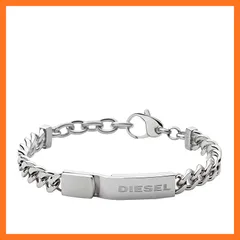 【新品】 ディーゼル ステンレスブレスレット メンズ, One Size, ステンレス鋼, 宝石なし。 1