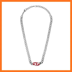 【新品】 Diesel メンズネックレス、チェーンステンレススチールネックレス, ステンレス鋼, 宝石なし 0