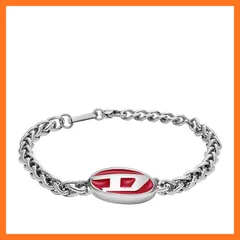 【新品】 ディーゼル ステンレスブレスレット メンズ, One Size, ステンレス鋼, 宝石なし。 0