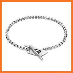 【新品】 Diesel (ディーゼル) ステンレスブレスレット メンズ, One Size, ステンレス鋼, 宝石なし 0