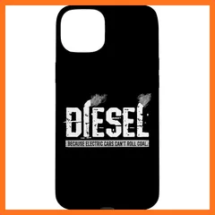 【新品】 Diesel Because 電気自動車は石炭トラックを転がせない スマホケース iPhone 15 Plus 用 0
