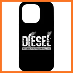【新品】 Diesel Because 電気自動車は石炭トラックを転がせない スマホケース iPhone 15 Pro 用 0