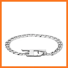 【新品】 Diesel（ディーゼル） ステンレスブレスレット メンズ, One Size, ステンレス鋼, 宝石なし 0