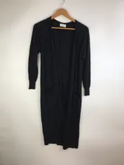 PLST ロングカーディガン レディース M ブラック 3151202603040030