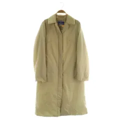 バーバリーズブルーレーベル Burberry's BLUE LABEL ナイロンロングコート 中綿 38 ベージュ /MY ■OS ■ECD001
