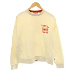 スコッチ&ソーダ SCOTCH & SODA Bサイドレコーディング B-Side Recordings スウェットシャツ トレーナー カセットテープ ロゴ プリント S 白 ホワイト 赤 レッド 173247-23-PFLM-D40 /YT ■ECD001のサムネイル