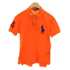 ポロ バイ ラルフローレン Polo by Ralph Lauren カスタムフィット CUSTOM FIT ポロシャツ 半袖 ビッグポニー 刺繍 M オレンジ 34413 /YT ■ECD001