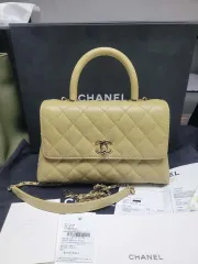 シャネル ココハンドル 正規品 フルセット 耳に貴重なオリーブ ブライト