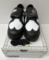 美中古 PEACEMINUSONE  Nike Kwondo 1 Black and White G-DRAGON 27cm ピースマイナスワン ナイキ 【S0445-001】〇 268