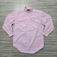 110) ポロラルフローレン ピンク オックスフォード シャツ