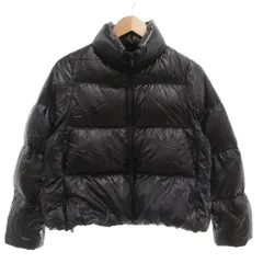ユニクロ UNIQLO 美品 ウルトラライトダウンシャイニーボリュームジャケット ナイロン S 黒 ブラック 211-450456 /MG ■ECB001