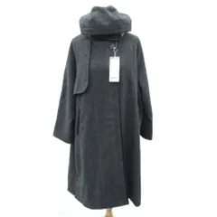 アズールバイマウジー AZUL by moussy スタンドカラーコート ロング丈 2WAY F グレー フード付き /SM37 ■ECD001