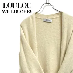 LOULOU WILLOUGHBY ルルウィルビー アイボリー レディース トップス カーディガン ロングカーディガン ロングコート シンプル ゆったり【サイズ2】Mサイズ相当 033TYのサムネイル