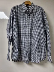 チェック長袖シャツ100以上105