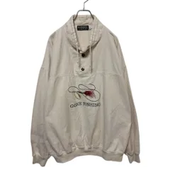 【RUGGED COMFORT】 Fishing Anorak Sweatshirt Jacket 釣り針刺繍 アノラックスウェットジャケット S-4487