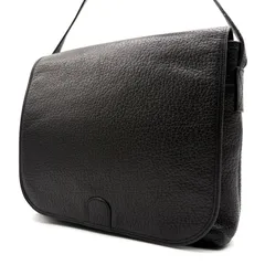 【美品】GINZA Kanematsu y2k leather shoulderbag 銀座かねまつ レザー素材 ショルダーバッグ 黒 斜め掛け