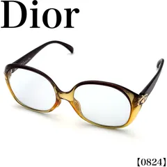 クリスチャンディオール Christian Dior アイウェア Eyewear サングラス Sunglasses メガネ eyeglasses レディース Ladies クリーニング済 Cleaned ヴィンテージ ゴールド ブラウン べっ甲調 0824
