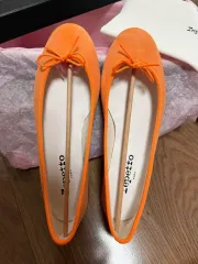 新品/235 レペット サンドリオン フラットシューズ オレンジ 36 5
