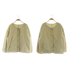 アーバンリサーチ サニーレーベル URBAN RESEARCH Sonny Label リバーシブルボアジャケット F ベージュ /MY ■OS ■ECB001