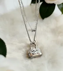 【希少・数量限定】CHANEL VIP限定 誕生日ノベルティ ネックレス シルバー色 バッグ型