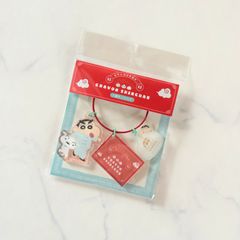 新品 クレヨンしんちゃん クレしん 3連キーリング キーホルダー ストラップ 中華 映画 アニメ コレクション