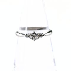 ケイウノ Pt950 ダイヤモンドリング 0.16ct 7号 試着のみ - メルカリ