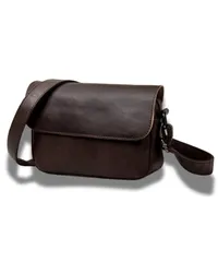 [Capprecier] ミニショルダーバッグ メンズ 小さめ PUレザー 軽量 斜めがけ サコッシュ バッグ マグネット式 おしゃれ 通勤 散歩 旅行用 (ダークブラウン) [ダークブラウン]