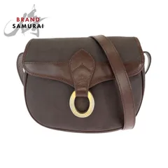 Dior ディオール ヴィンテージ トロッター ブラウン ゴールド金具 PVC ショルダーバッグ ポシェット レディース 503725【中古】