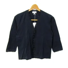 クレージュ ブラウス シャツ トップス 七分袖 レース 未使用品 レディース 9Rサイズ ネイビー courregesのサムネイル