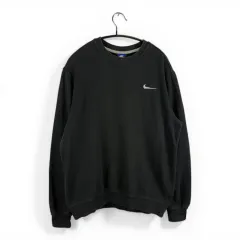 L) ナイキ スウッシュ スウェット ブラック