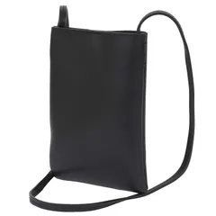 【新品】 [Fabram] ショルダーバッグ レディース 斜めがけ スマホポーチ 軽量 スマホポシェット コンパクト ミニバッグ (ブラック) 0