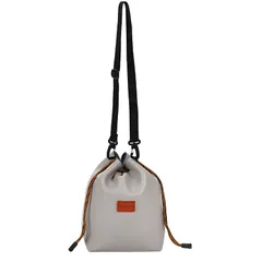 【新品】 [ハルジオ] 巾着バッグ メンズ ショルダー レザーバッグ 合皮 巾着ショルダーバッグ 小さめ ミニ ショルダーバッグ 巾着 レディース 斜めがけ 肩掛け ミニバッグ ドローストリング おしゃれ バック 鞄 かばん 黒 灰色 茶色 シンプル 人気 1