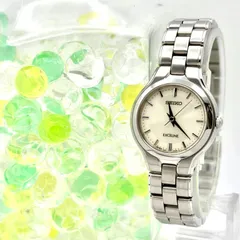 【新品電池】SEIKO セイコー EXCELINE エクセリーヌ レディース 腕時計 シルバー 4J41-0A50 130060
