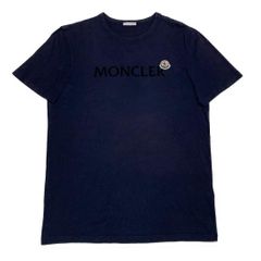 モンクレール ネイビー ダブルロゴ M Tシャツ 国内正規品 5S22 - メルカリ