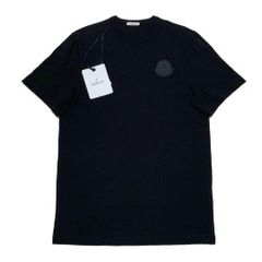 MONCLER トリコロールロゴ 半袖Tシャツ ネイビー S - メルカリ