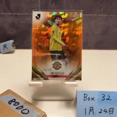 2024 Topps Chrome Jリーグ Sapphire サファイア 白井永地 Eiji Shirai 10/25 柏レイソル Orange Refractor カード