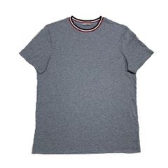 極美品〕モンクレール 襟刺繍 グレー ワッペン XL Tシャツ 5S585